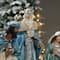 Glitzhome® Oversized Deluxe Blue Resin Nativity Figurine Set
